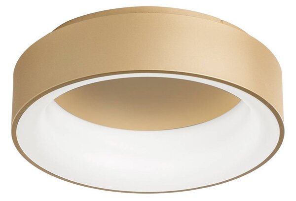 Luce Ambiente Design Plafoniera a LED Noah, Ottone / Oro, Soggiorno / Sala da pranzo, Alluminio, Moderno, Plafoniera LED