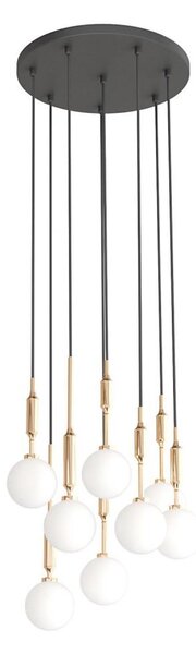 Open Design OR85334 - Lampadario sospeso su cavo ERO 8xG9/8W/230V oro