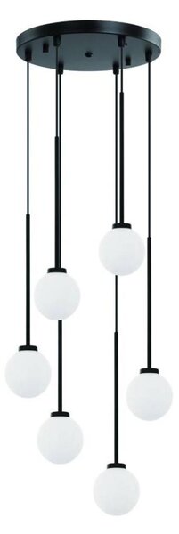 Open Design OR80636 - Lampadario su cavo OTA 6xG9/8W/230V nero