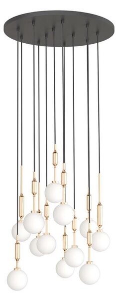 Open Design OR85396 - Lampadario a cavo ERO 12xG9/8W/230V oro