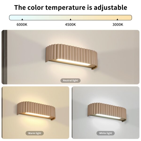 Brilagi - LED Applique FALCON MODERN LED/10W/230V 30 cm 3000/4500/6000K beige