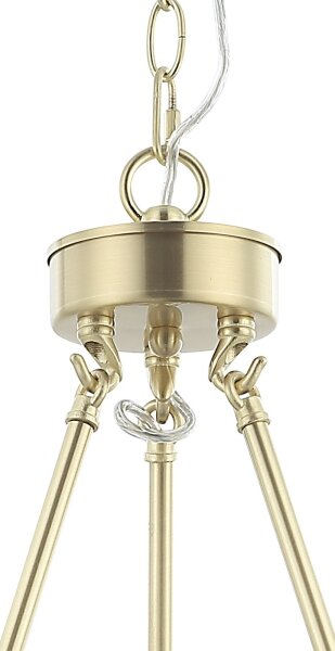 Open Design OR84382 - Lampadario a catena VERNO 6xE14/12W/230V, finitura ottone