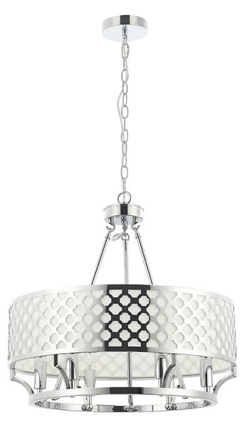 Open Design OR84375 - Lampadario a catena VERNO 6xE14/12W/230V cromato lucido