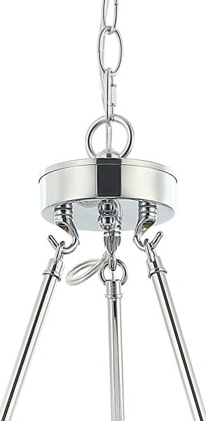 Open Design OR84375 - Lampadario a catena VERNO 6xE14/12W/230V cromato lucido