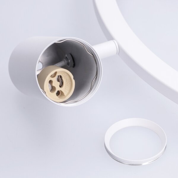BRILAGI - Lampadario sospeso su cavo SELE 4xGU10/30W/230V bianco