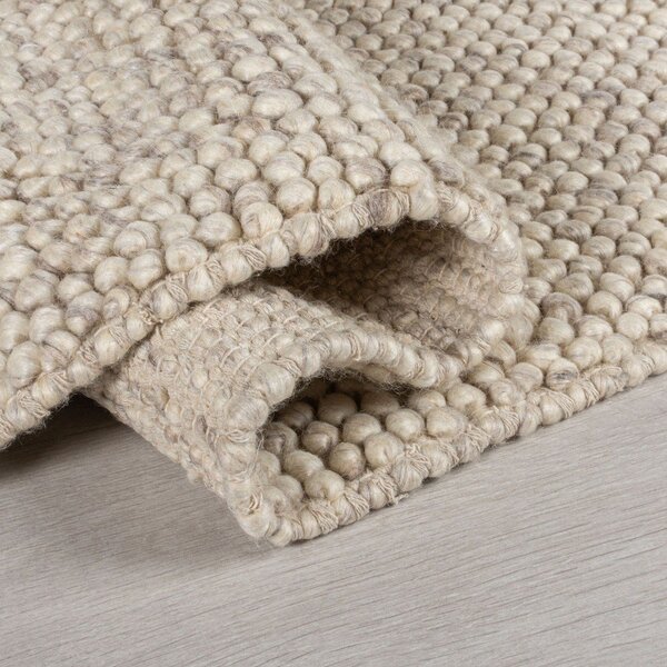Tappeto in lana grigio chiaro 60x230 cm Minerals - Flair Rugs