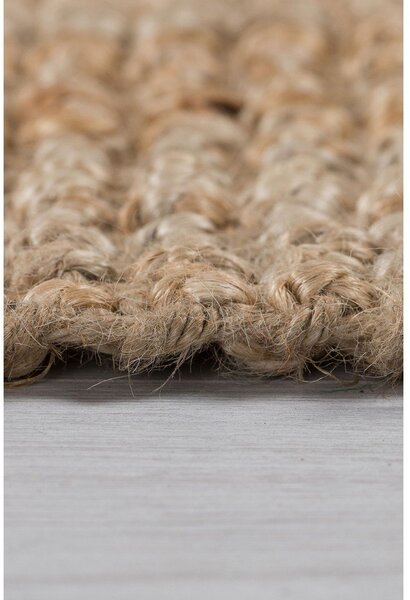 Passatoia di colore naturale in iuta tessuta a mano 60x230 cm Jute – Flair Rugs