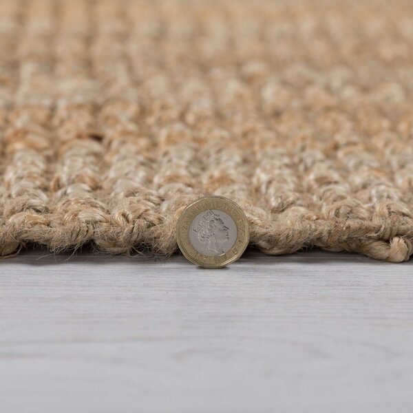 Passatoia di colore naturale in iuta tessuta a mano 60x230 cm Jute – Flair Rugs