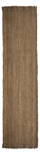 Passatoia di colore naturale in iuta tessuta a mano 60x230 cm Jute – Flair Rugs