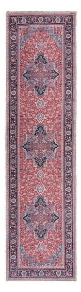Runner lavabile bordeaux in fibra riciclata 60x230 cm Windsor - Flair Rugs