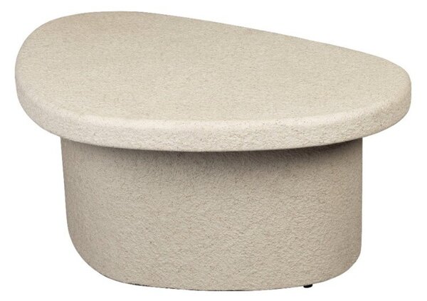 Tavolino da salotto beige con effetto marmo 49x74 cm Veda – Dutchbone