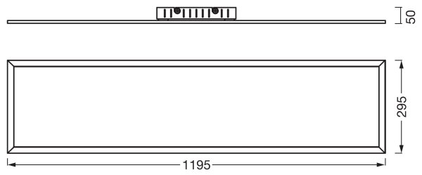 Osram - Pannello LED a montaggio superficiale PLANON LED/40W/230V 3000K 30x120 cm bianco