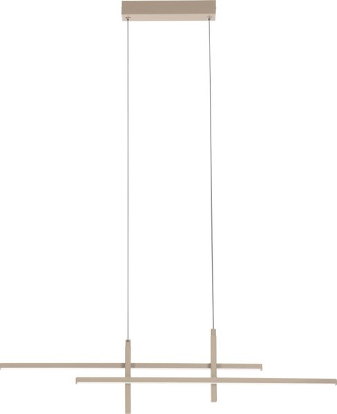 Eglo 901887 - Sospensione LED a cavo TREPILIANO LED/20W/230V beige