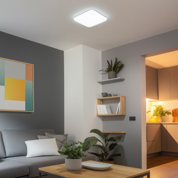 Brilagi - Plafoniera LED dimmerabile SMART LED/24W/230V 43x43 cm Wi-Fi Tuya + telecomando