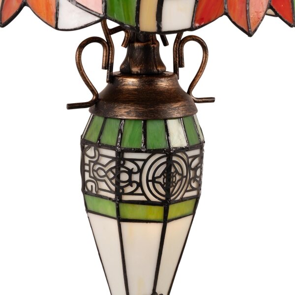 Brilagi - lampada da tavolo Tiffany a vetri colorati SUNFLOWER 1xE27/60W/230V + 1xE14/40W
