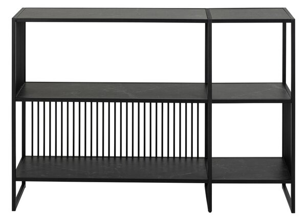 Libreria nera in pietra 120x83 cm Strington - Actona