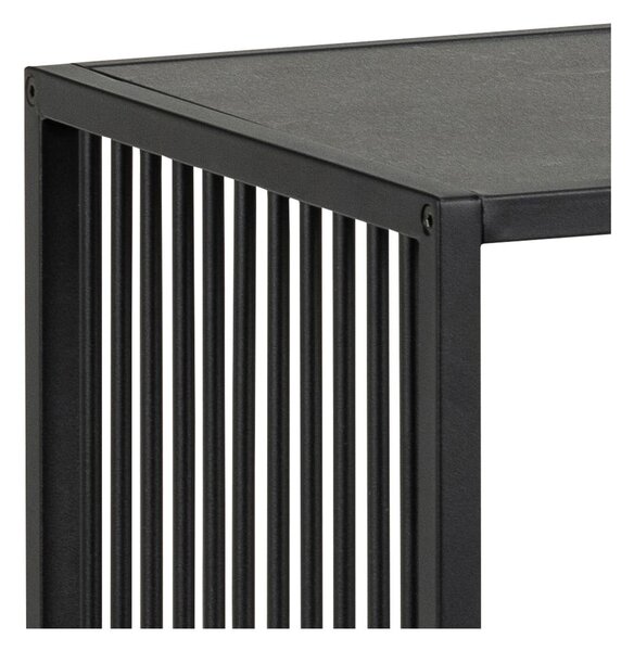 Libreria nera in pietra 120x83 cm Strington - Actona