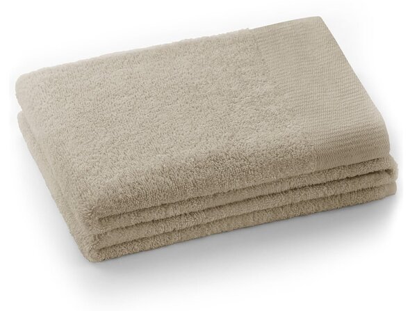 Asciugamano tipo terry beige in cotone 30x50 cm Amari – Restilo