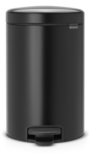 Bidone in acciaio nero opaco 12 l NewIcon - Brabantia