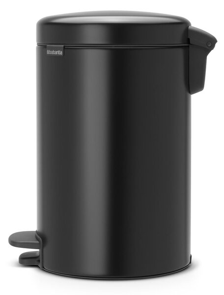 Bidone in acciaio nero opaco 12 l NewIcon - Brabantia
