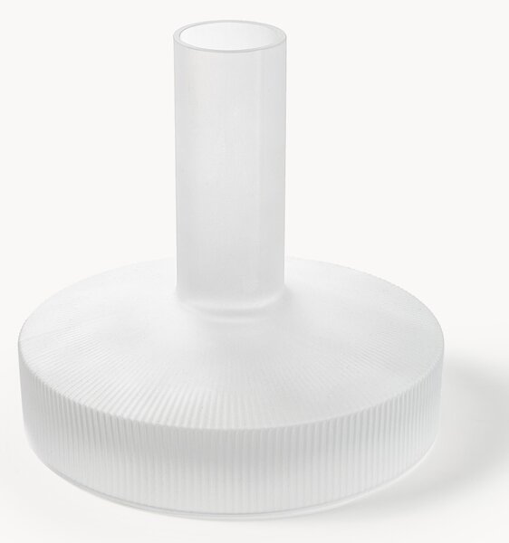 Decanter in vetro soffiato millerighe Ripple, 1,1 L