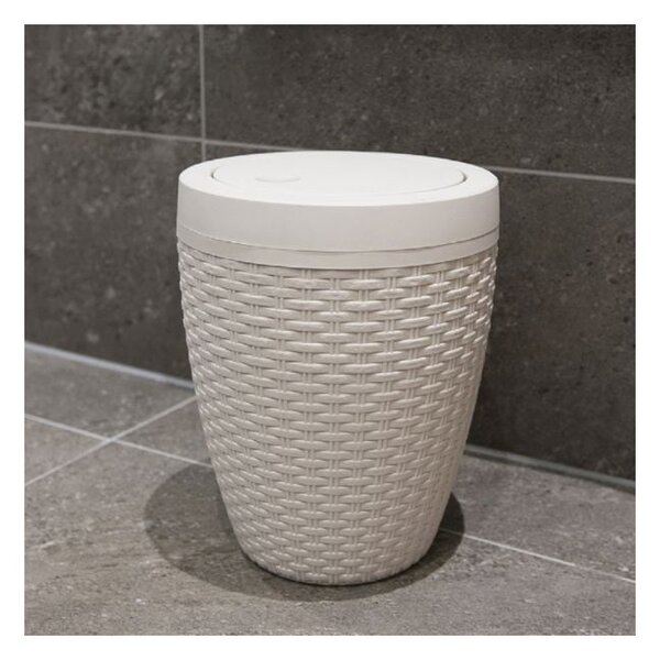Cestino da bagno in rattan crema Calico, 5 l - Addis