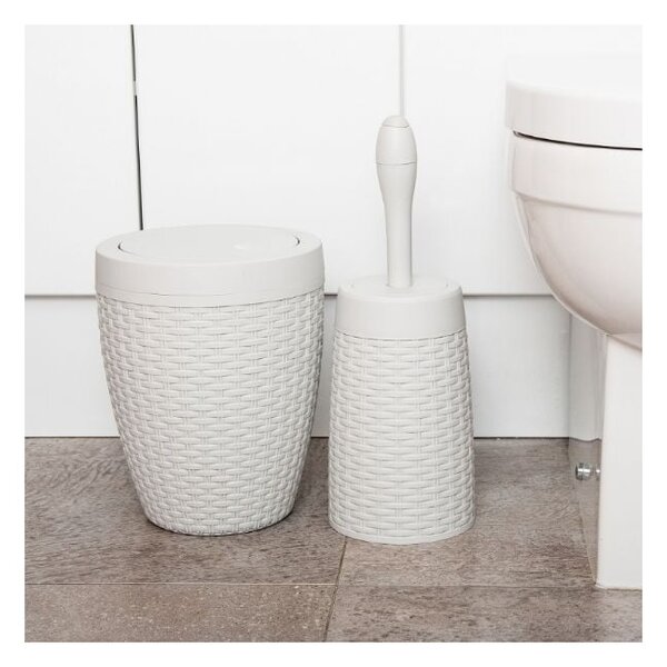 Cestino da bagno in rattan crema Calico, 5 l - Addis