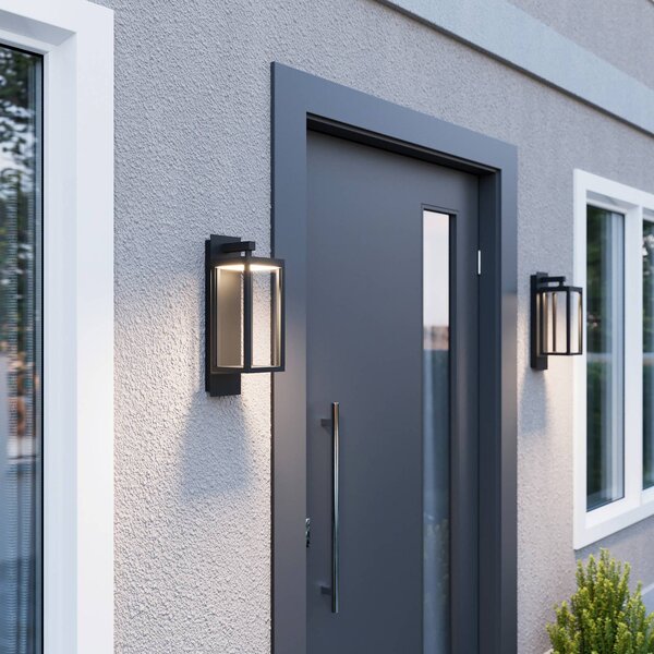 Applique da esterni a LED Ferdinand Lucande, Alluminio / Grigio / Zincato, Alluminio, Moderno, Applique LED da esterni