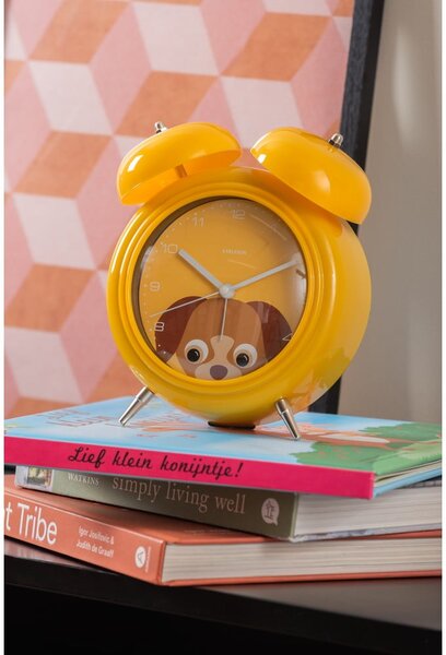 Sveglia per bambini ø 15 cm Peekaboo Dog - Karlsson