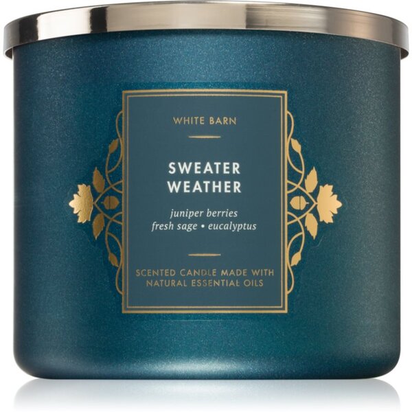 Bath & Body Works Sweater Weather candela profumata 411 g