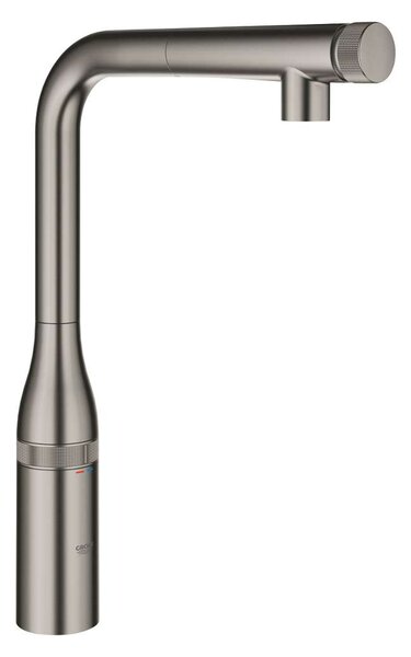 Grohe Essence SmartControl - Miscelatore da lavello con erogatore estraibile, SmartControl, Hard Graphite spazzolata 31615AL0
