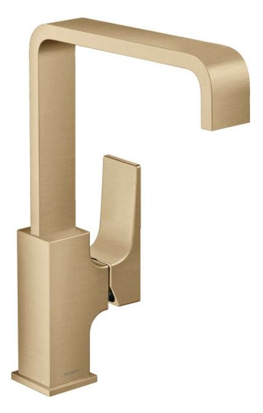 Hansgrohe Metropol - Miscelatore da lavabo, con sistema di scarico Push-Open, bronzo spazzolato 32511140