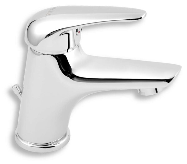 Novaservis Titania Hit - Miscelatore da lavabo, con sistema di scarico, cromo 95501,0