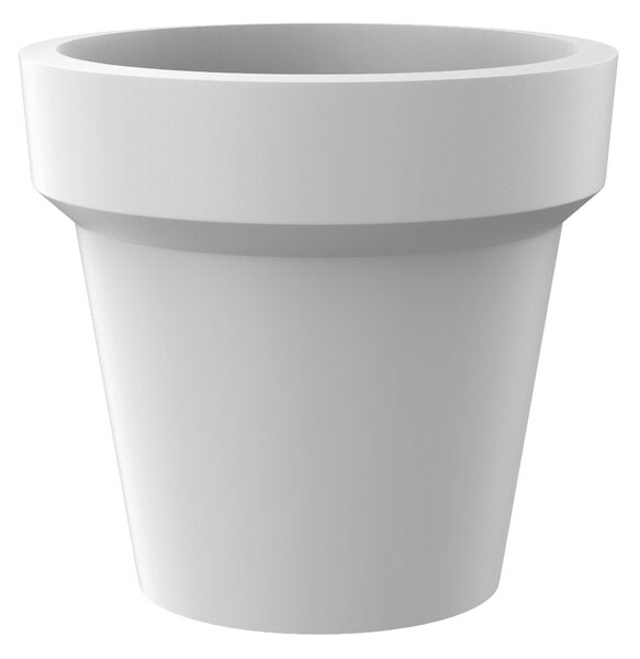 Vaso Ø80x72 cm in Resina Arkema POT S Bianco