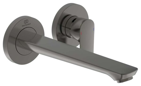Ideal Standard Connect Air - Miscelatore ad incasso per lavabo, montaggio a 2 fori, Magnetic Grey A7009A5