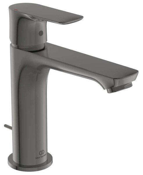Ideal Standard Connect Air - Miscelatore da lavabo Grande Slim con sistema di scarico, Magnetic Grey A7012A5