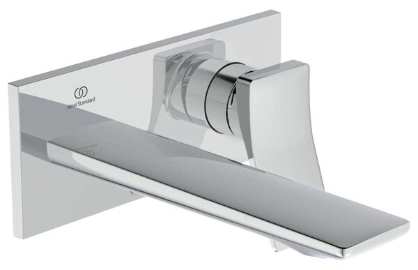 Ideal Standard Conca Tap - Miscelatore ad incasso per lavabo, sporgenza 180 mm, cromo A7371AA