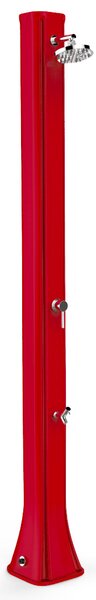 Doccia Solare da Giardino 40L Miscelatore e Lavapiedi Arkema Big Happy Five Ruby