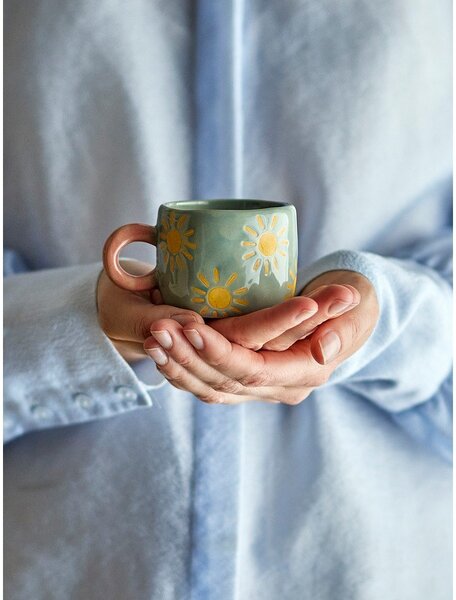 Tazza per bambini azzurra in ceramica 110 ml Nini – Bloomingville