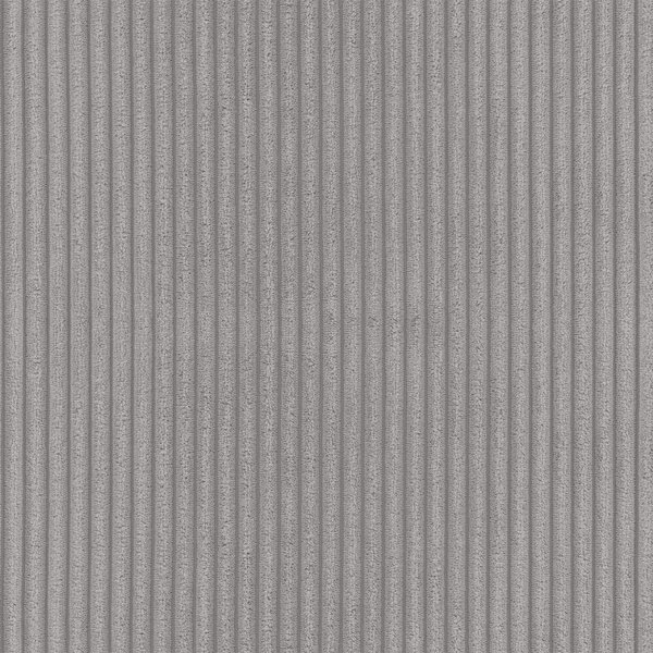 Divano angolare grigio chiaro allungabile/con contenitore (con composizione variabile) con rivestimento in velluto a coste Luma – Ropez