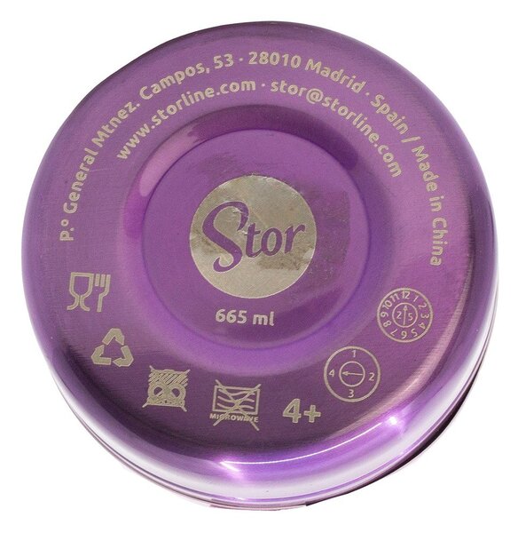 Thermos da bambini viola in acciaio inox 665 ml K-Pop Demon Hunters – STOR