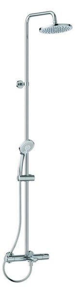 Ideal Standard CeraTherm - Set doccia con termostato per vasca da bagno, diametro 200 mm, 3 getti, cromo A7590AA