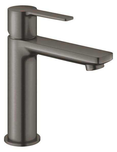 Grohe Lineare - Miscelatore da lavabo, con sistema di scarico Push-Open, Hard Graphite spazzolata 23106AL1