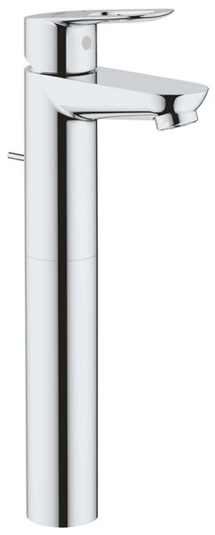 Grohe BauLoop - Miscelatore per lavabo da appoggio, con sistema di scarico, cromo 32856000