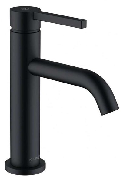 Kludi Nova Fonte - Miscelatore da lavabo, con sistema di scarico Push-Open, nero opaco 202883915
