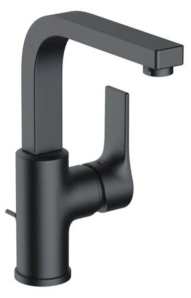 Kludi Zenta SL - Miscelatore da lavabo, con sistema di scarico, nero opaco 480273965