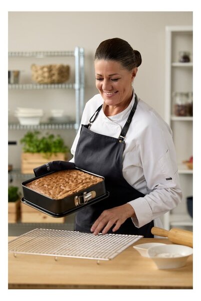 Stampo da forno in acciaio inox adatto per torta 24x24 cm – Blomsterbergs