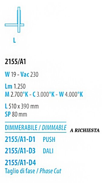 Applique led fratelli braga nets 2155 a1 1250lm moderna - Fratelli Braga