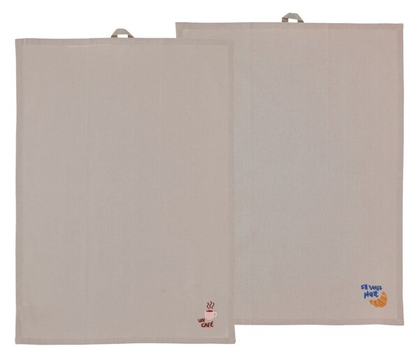 Set di strofinacci in cotone 2 pz 50x70 cm Bistro – Södahl