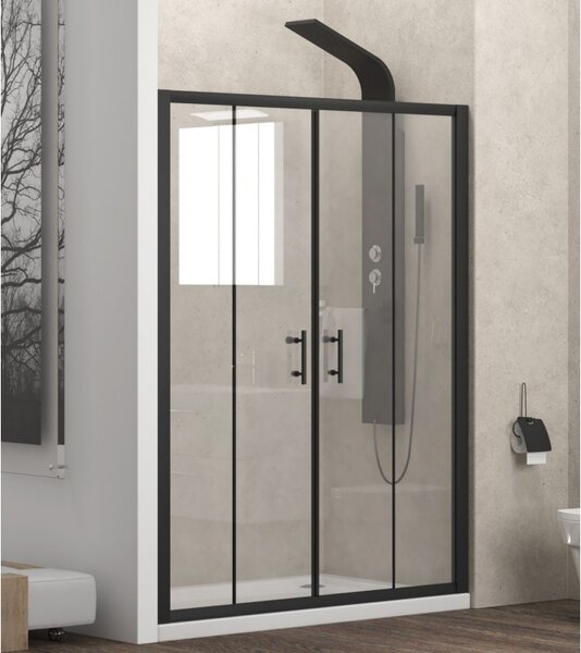 Porta doccia nicchia 150cm scorrevole vetro 8mm altezza 200h